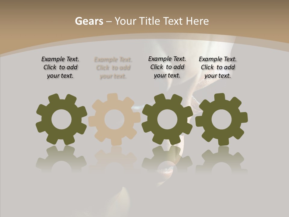 Past Sheet Grey PowerPoint Template