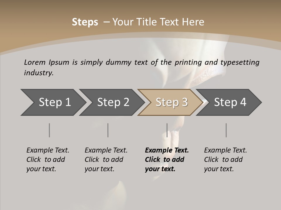 Past Sheet Grey PowerPoint Template