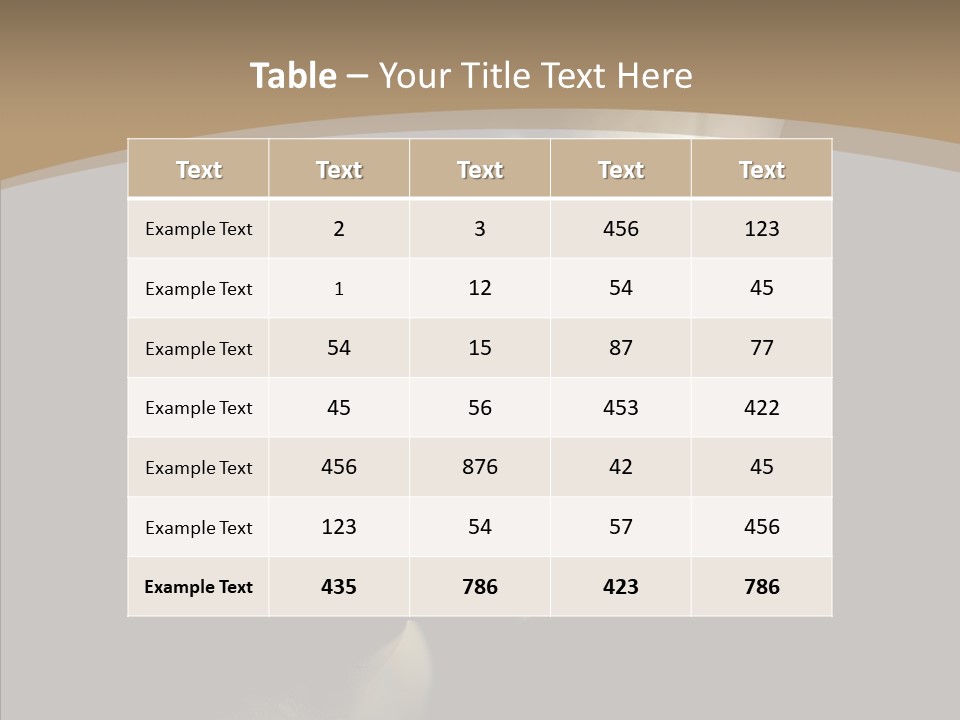 Past Sheet Grey PowerPoint Template