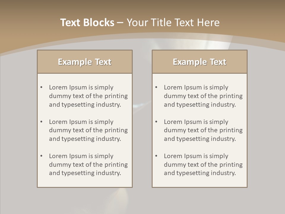 Past Sheet Grey PowerPoint Template