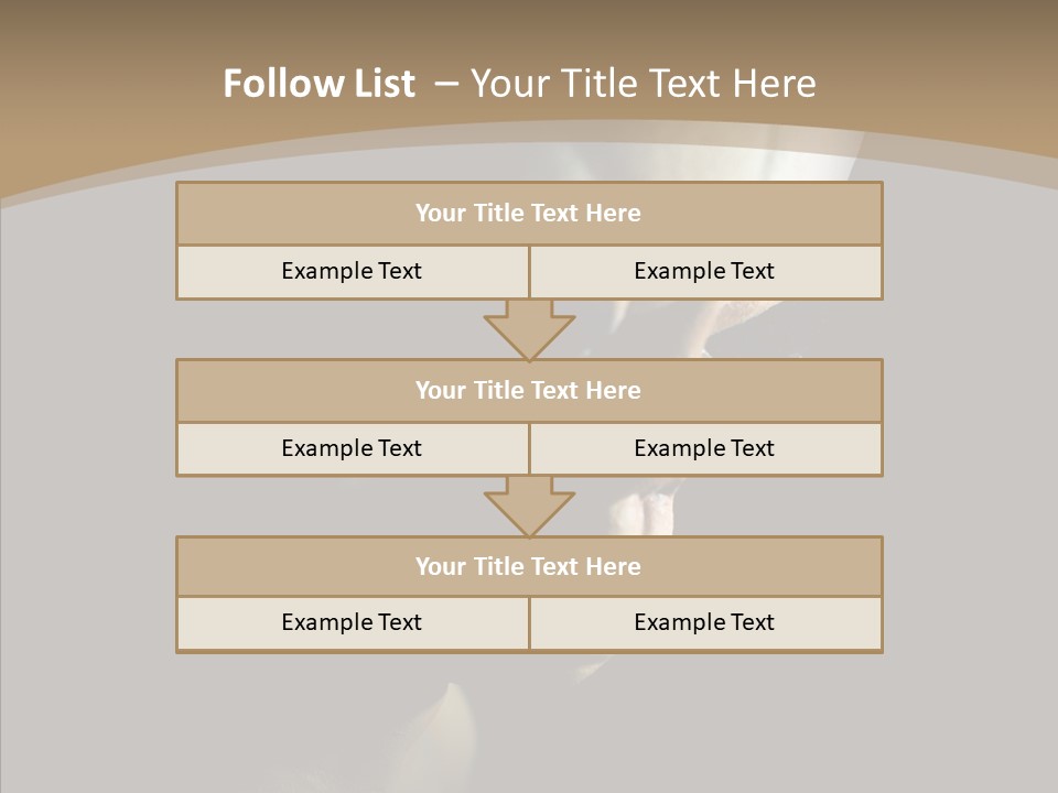 Past Sheet Grey PowerPoint Template