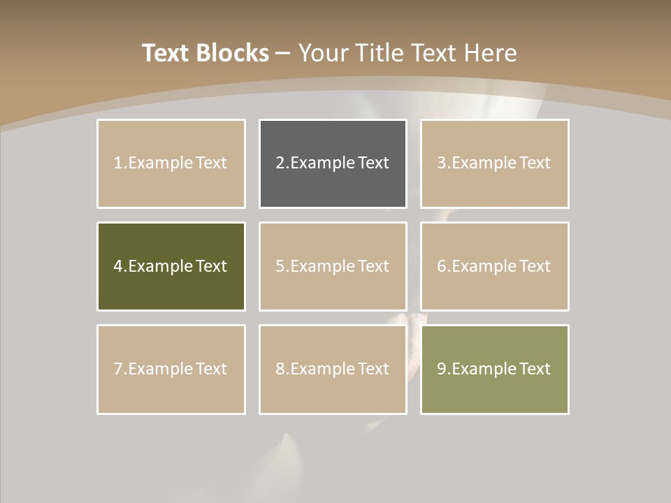 Past Sheet Grey PowerPoint Template