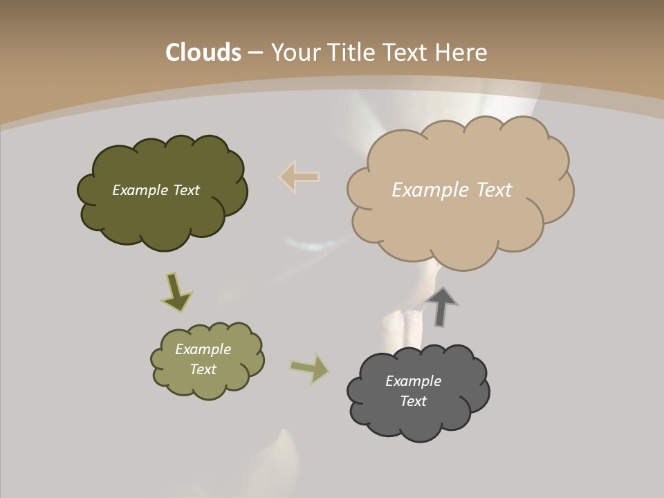 Past Sheet Grey PowerPoint Template