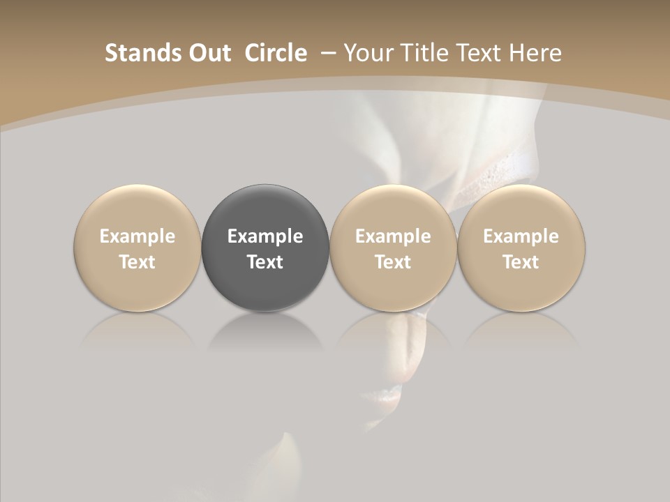 Past Sheet Grey PowerPoint Template