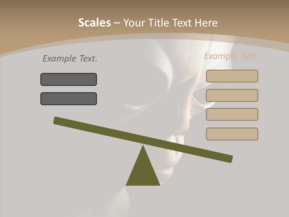 Past Sheet Grey PowerPoint Template