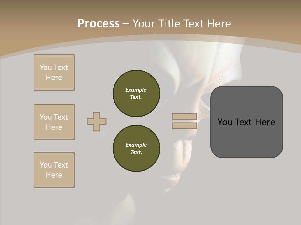 Past Sheet Grey PowerPoint Template