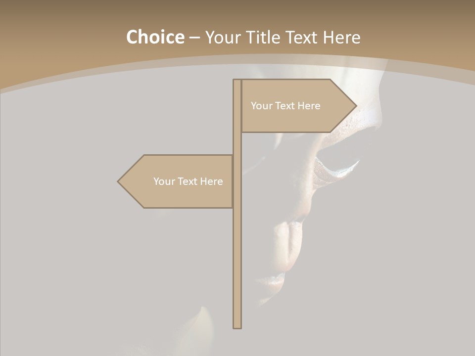 Past Sheet Grey PowerPoint Template