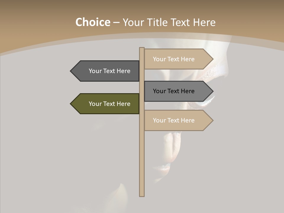 Past Sheet Grey PowerPoint Template