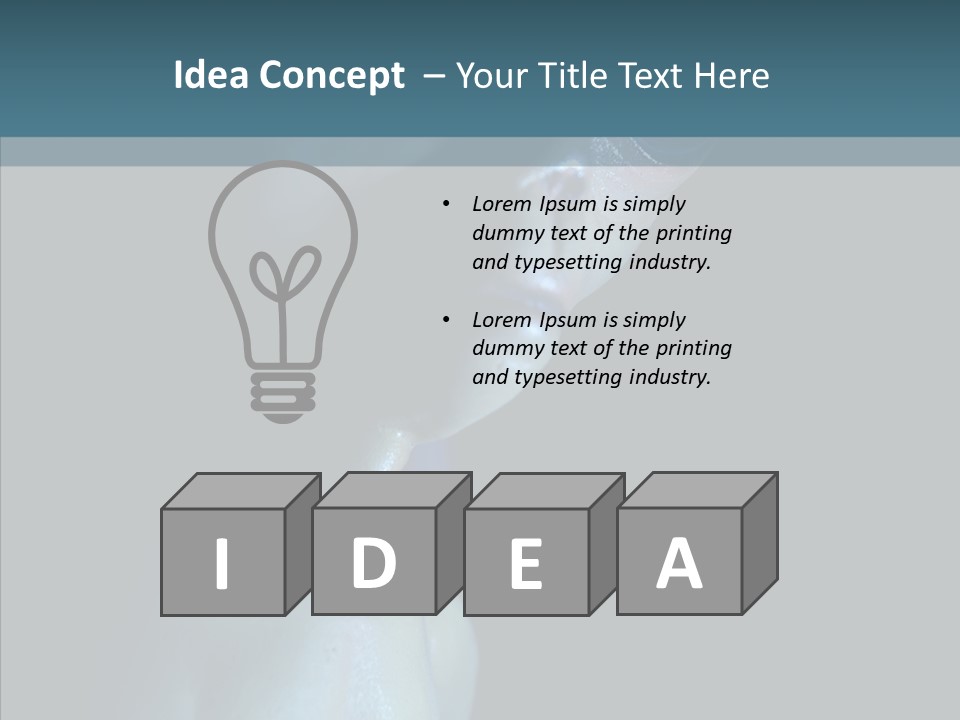 Head Earth Scary PowerPoint Template