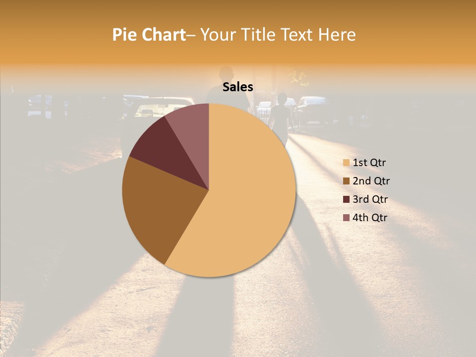 Travel Street Silhouette PowerPoint Template