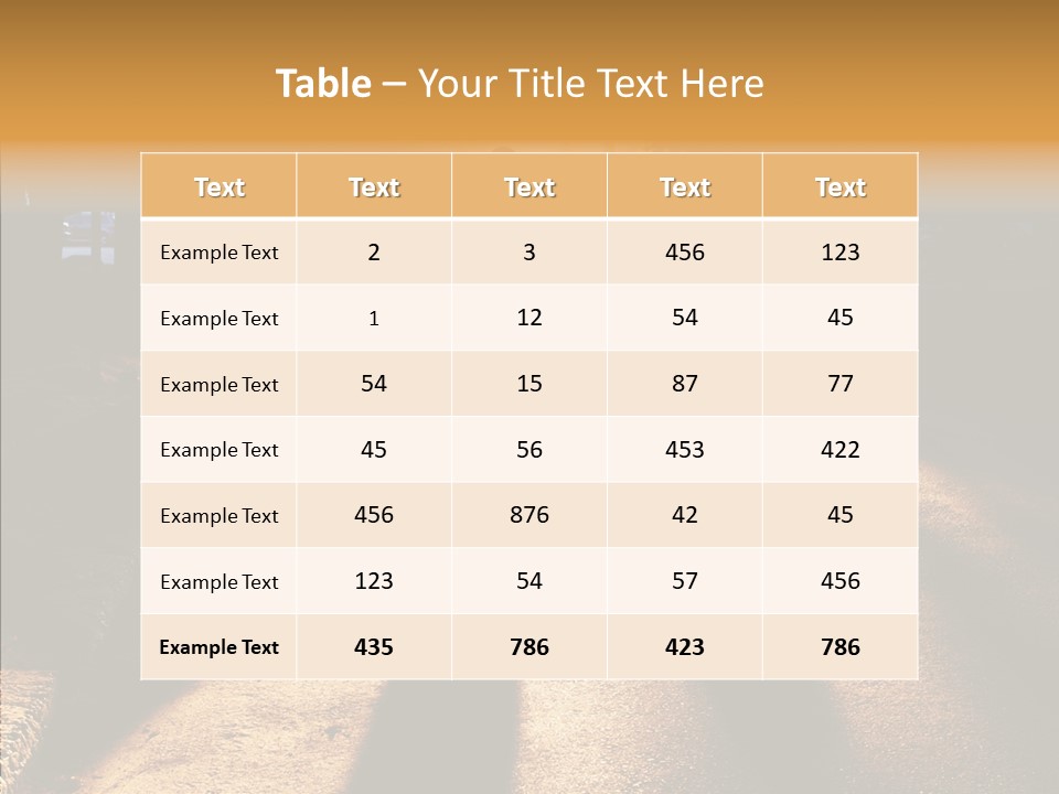 Travel Street Silhouette PowerPoint Template