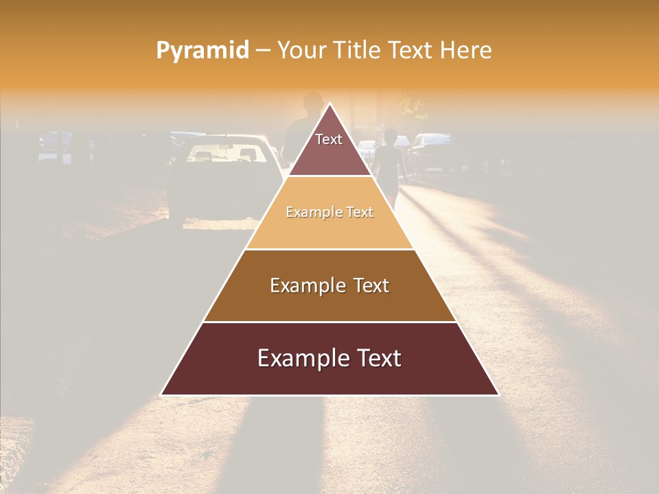 Travel Street Silhouette PowerPoint Template