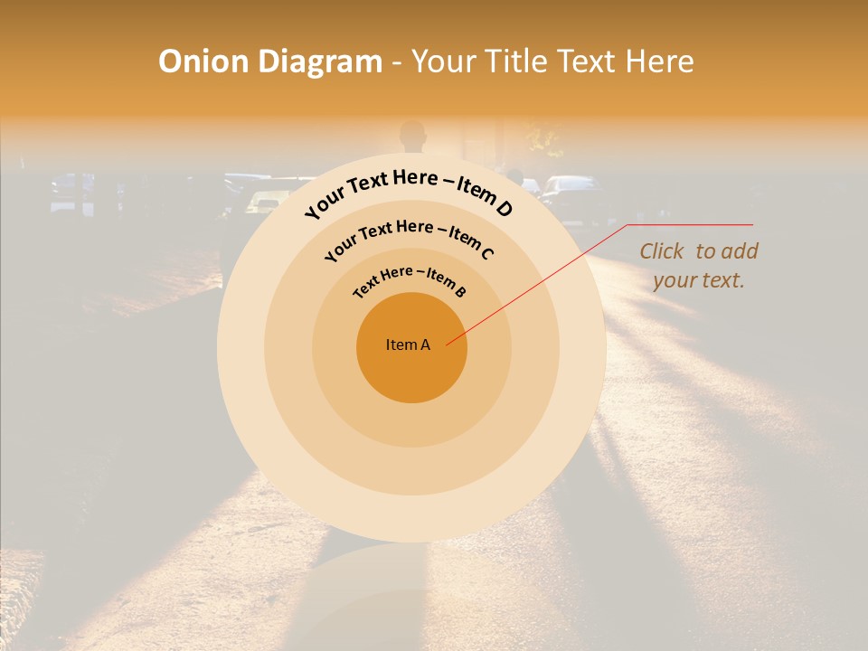 Travel Street Silhouette PowerPoint Template