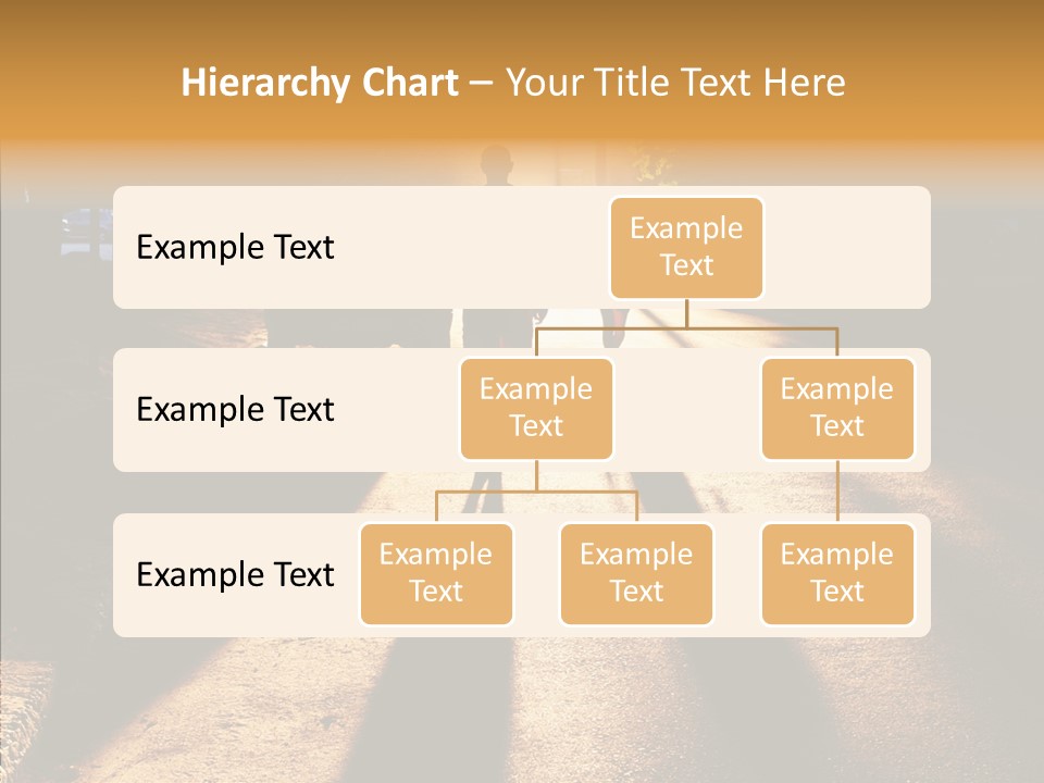 Travel Street Silhouette PowerPoint Template