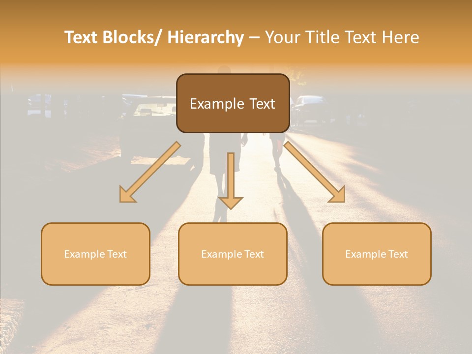 Travel Street Silhouette PowerPoint Template