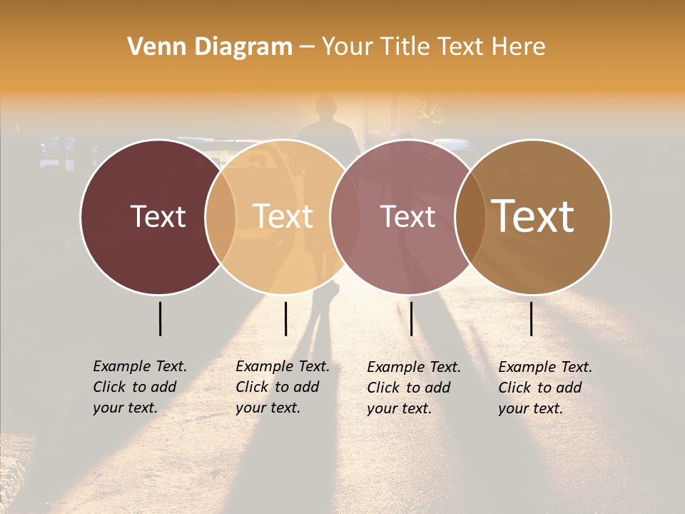 Travel Street Silhouette PowerPoint Template