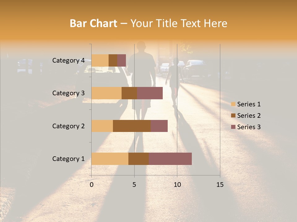 Travel Street Silhouette PowerPoint Template