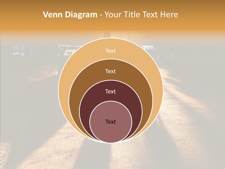 Travel Street Silhouette PowerPoint Template