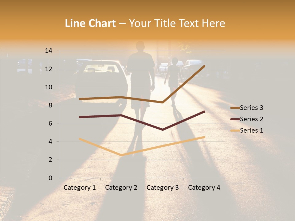 Travel Street Silhouette PowerPoint Template