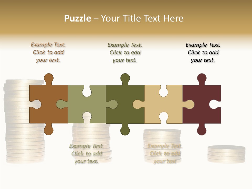 Bu Ine Office Figure PowerPoint Template