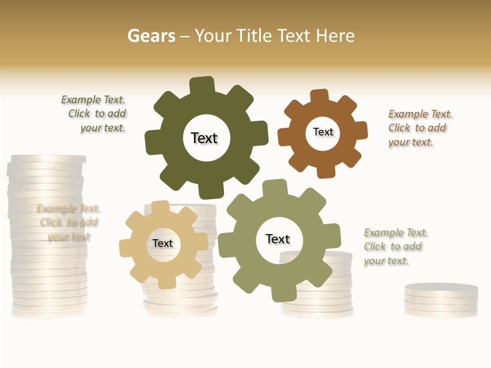 Bu Ine Office Figure PowerPoint Template