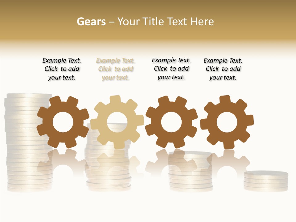 Bu Ine Office Figure PowerPoint Template