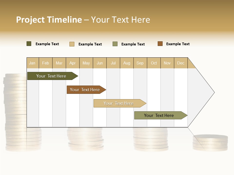Bu Ine Office Figure PowerPoint Template