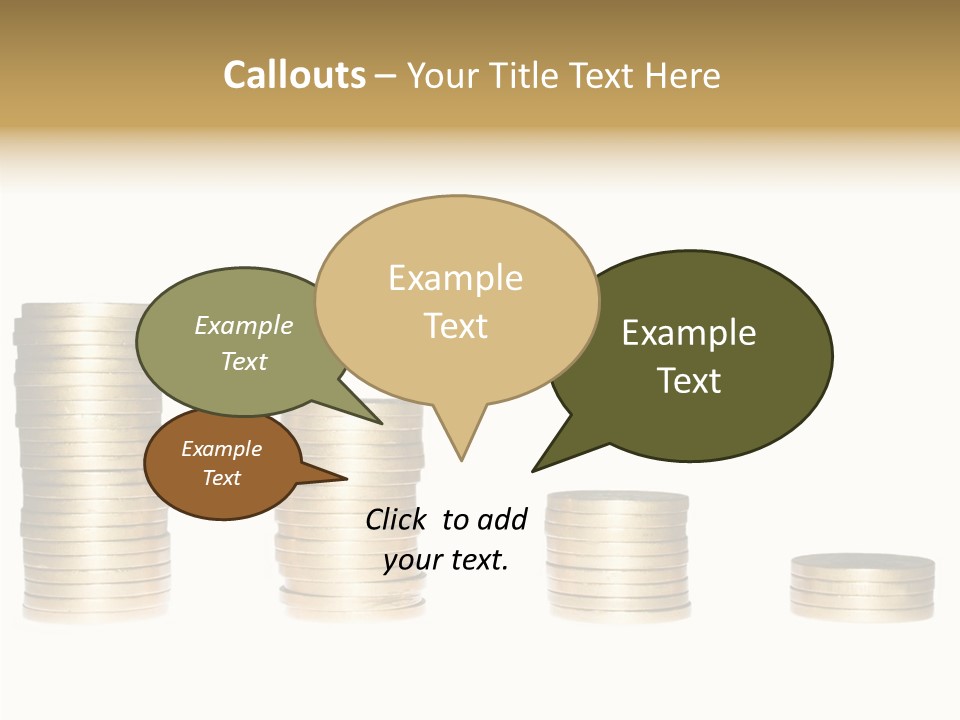 Bu Ine Office Figure PowerPoint Template