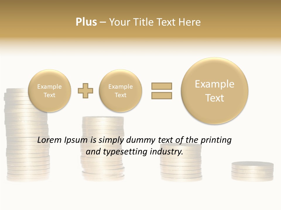 Bu Ine Office Figure PowerPoint Template
