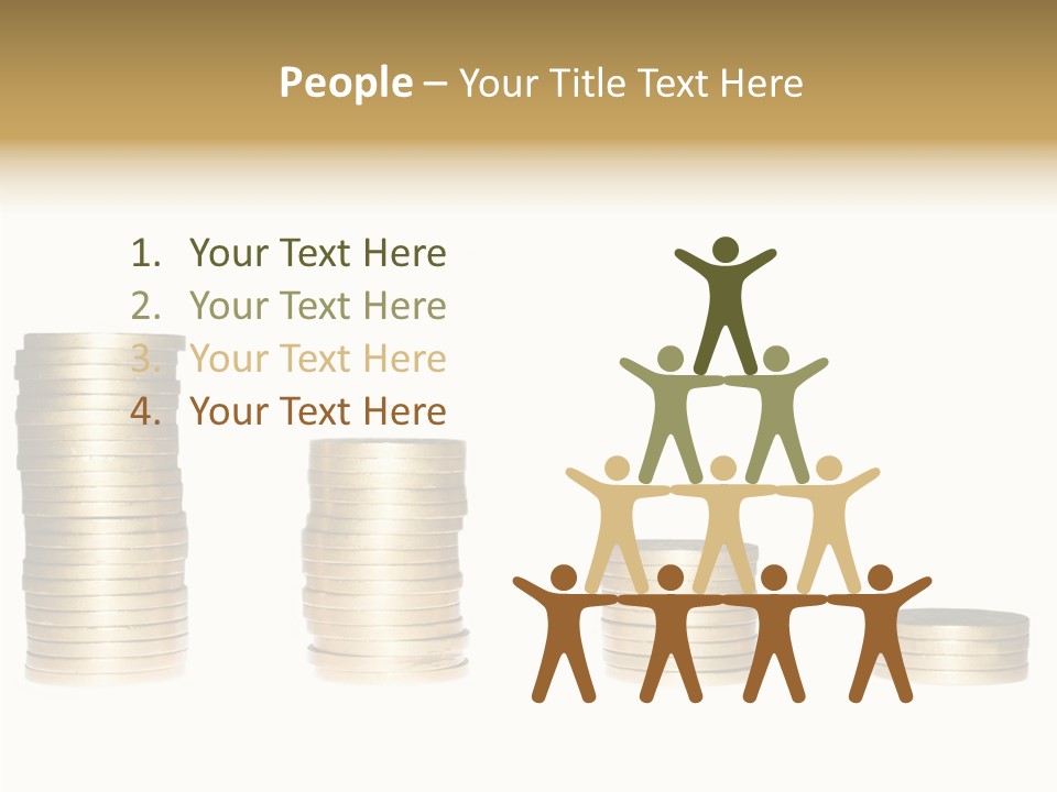 Bu Ine Office Figure PowerPoint Template