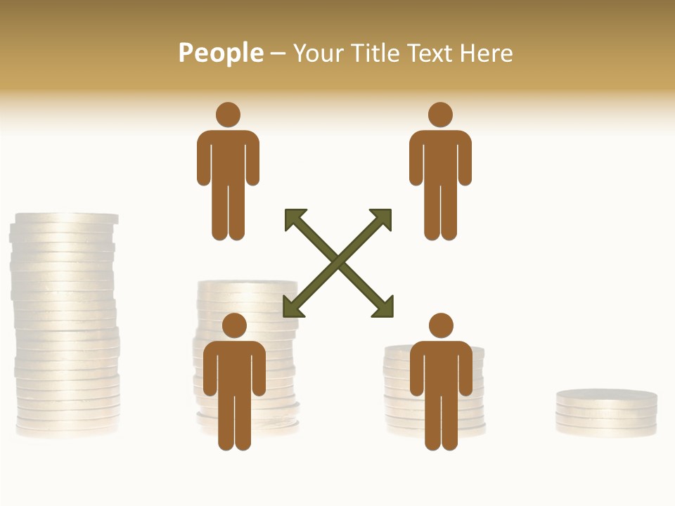 Bu Ine Office Figure PowerPoint Template