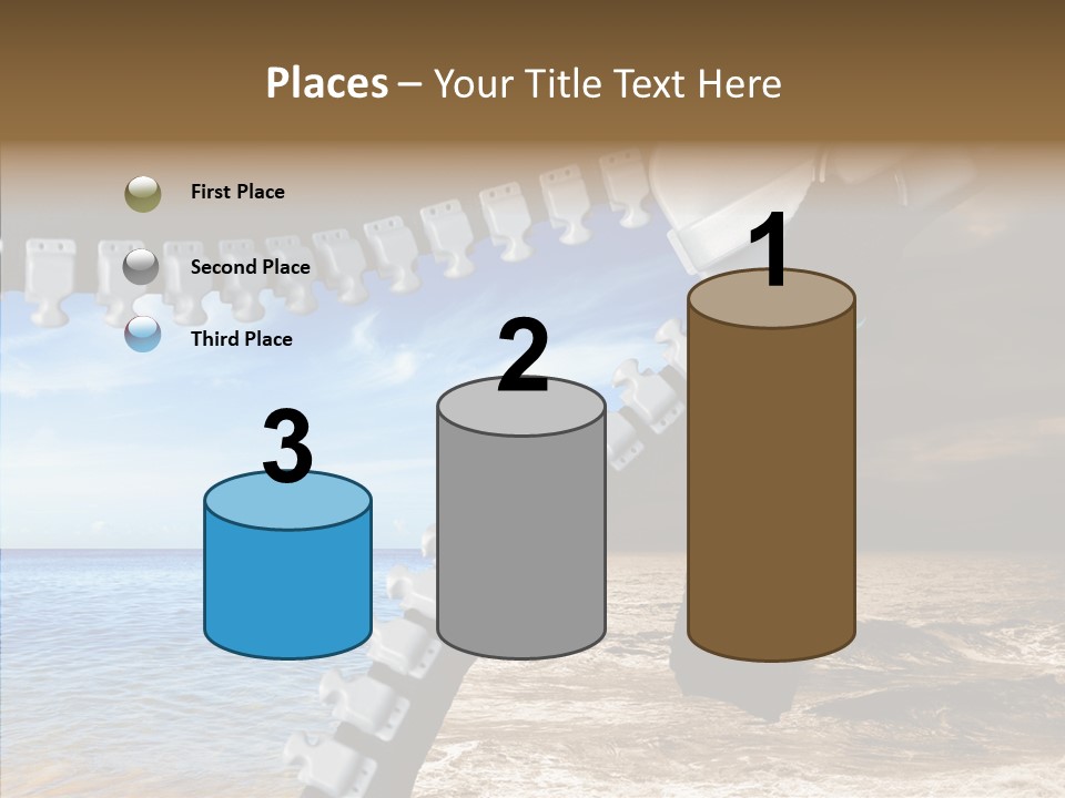 Winter Peaceful Metaphor PowerPoint Template
