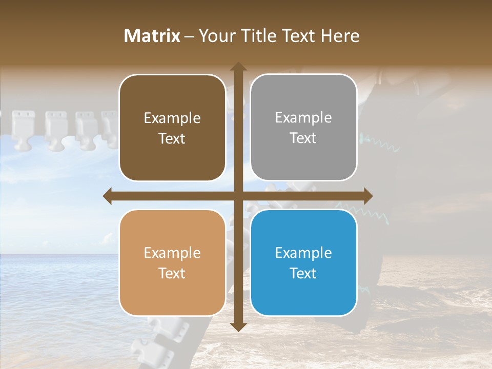 Winter Peaceful Metaphor PowerPoint Template