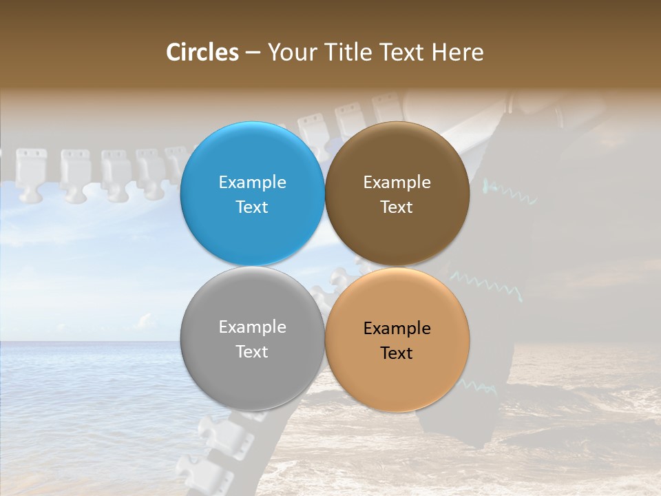 Winter Peaceful Metaphor PowerPoint Template