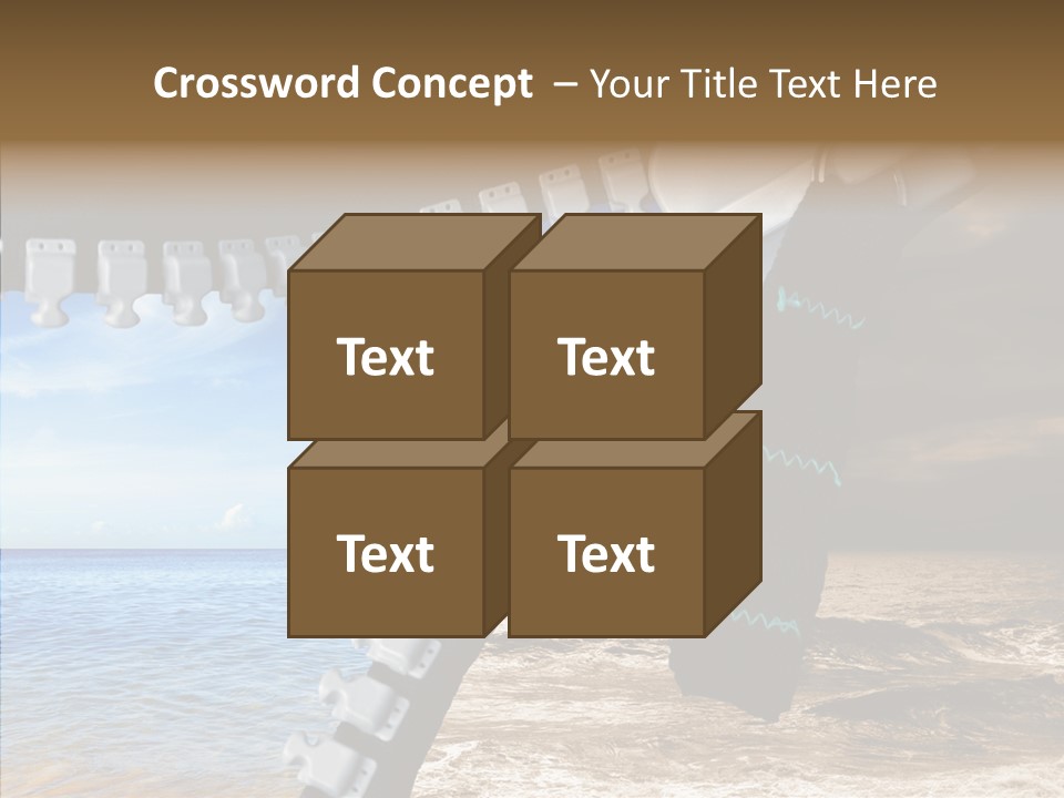 Winter Peaceful Metaphor PowerPoint Template