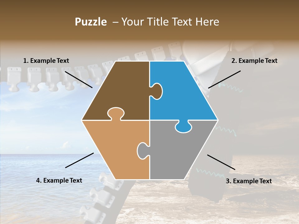 Winter Peaceful Metaphor PowerPoint Template