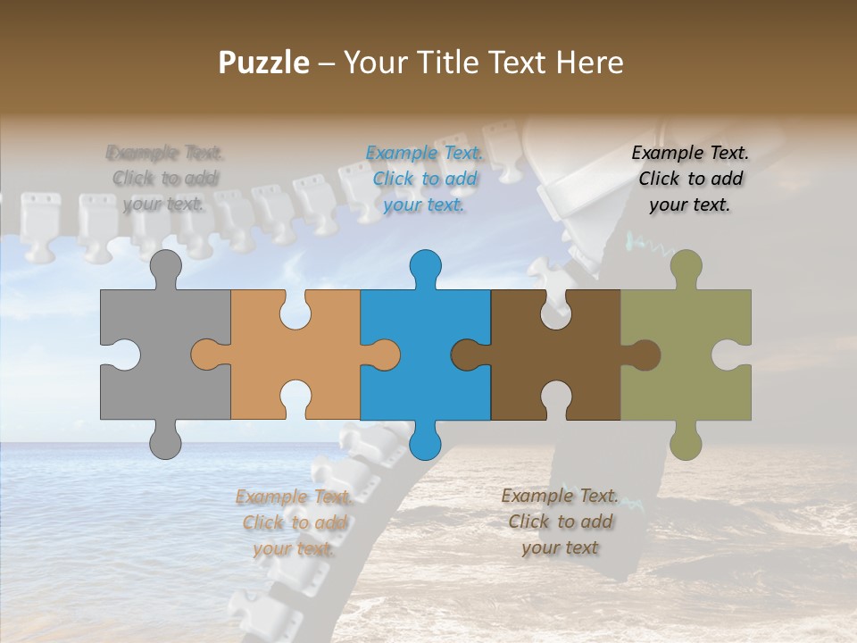 Winter Peaceful Metaphor PowerPoint Template