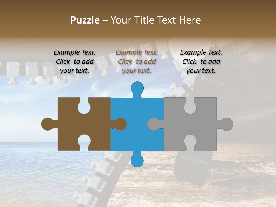 Winter Peaceful Metaphor PowerPoint Template