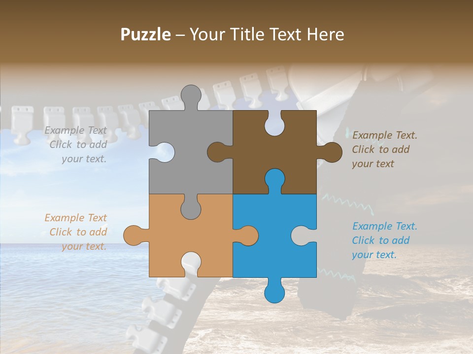 Winter Peaceful Metaphor PowerPoint Template