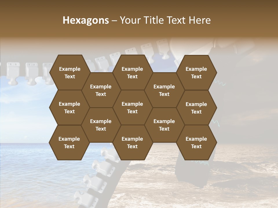 Winter Peaceful Metaphor PowerPoint Template