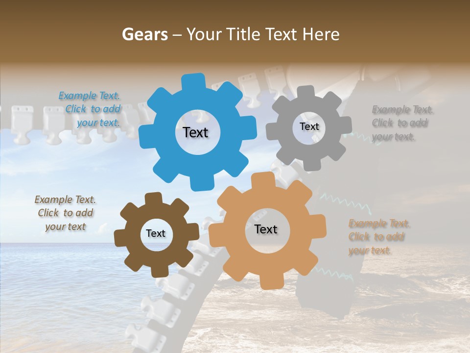 Winter Peaceful Metaphor PowerPoint Template