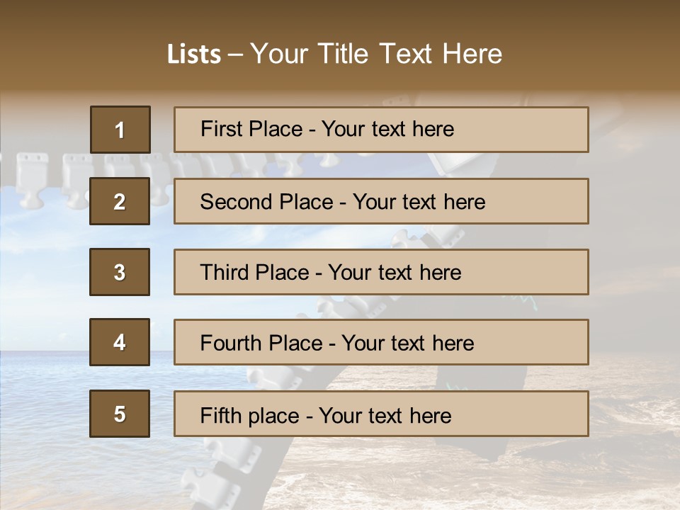 Winter Peaceful Metaphor PowerPoint Template