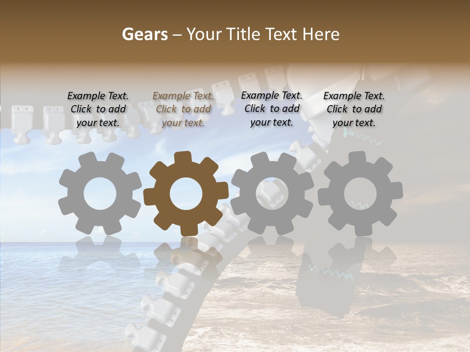 Winter Peaceful Metaphor PowerPoint Template