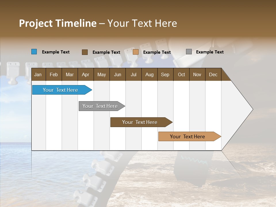 Winter Peaceful Metaphor PowerPoint Template