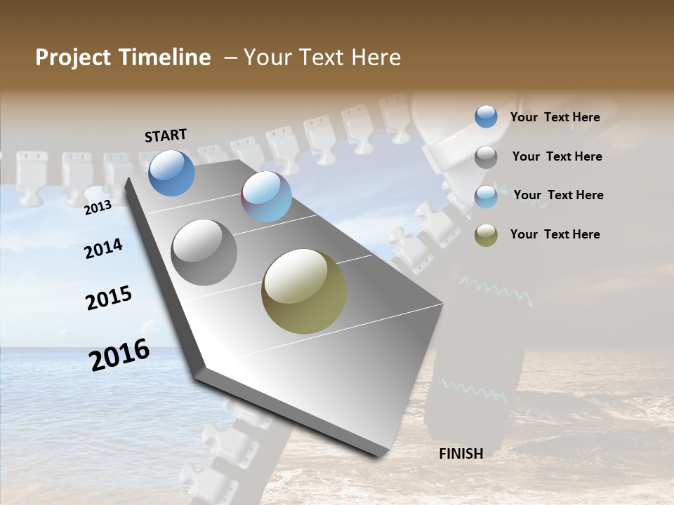 Winter Peaceful Metaphor PowerPoint Template