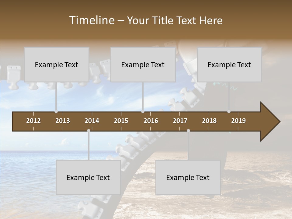 Winter Peaceful Metaphor PowerPoint Template