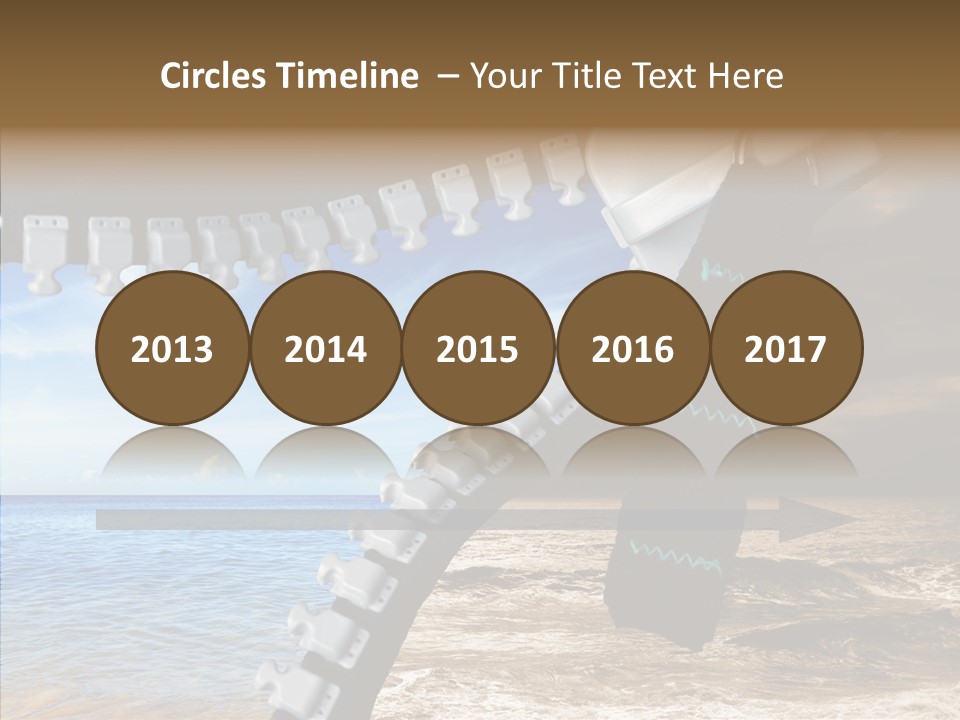 Winter Peaceful Metaphor PowerPoint Template