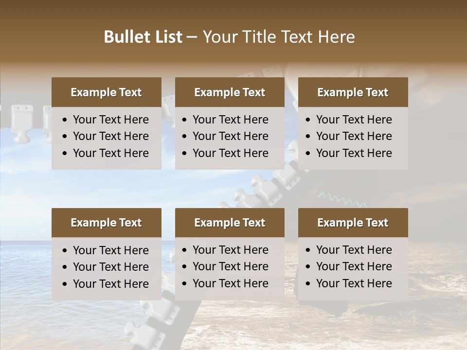 Winter Peaceful Metaphor PowerPoint Template