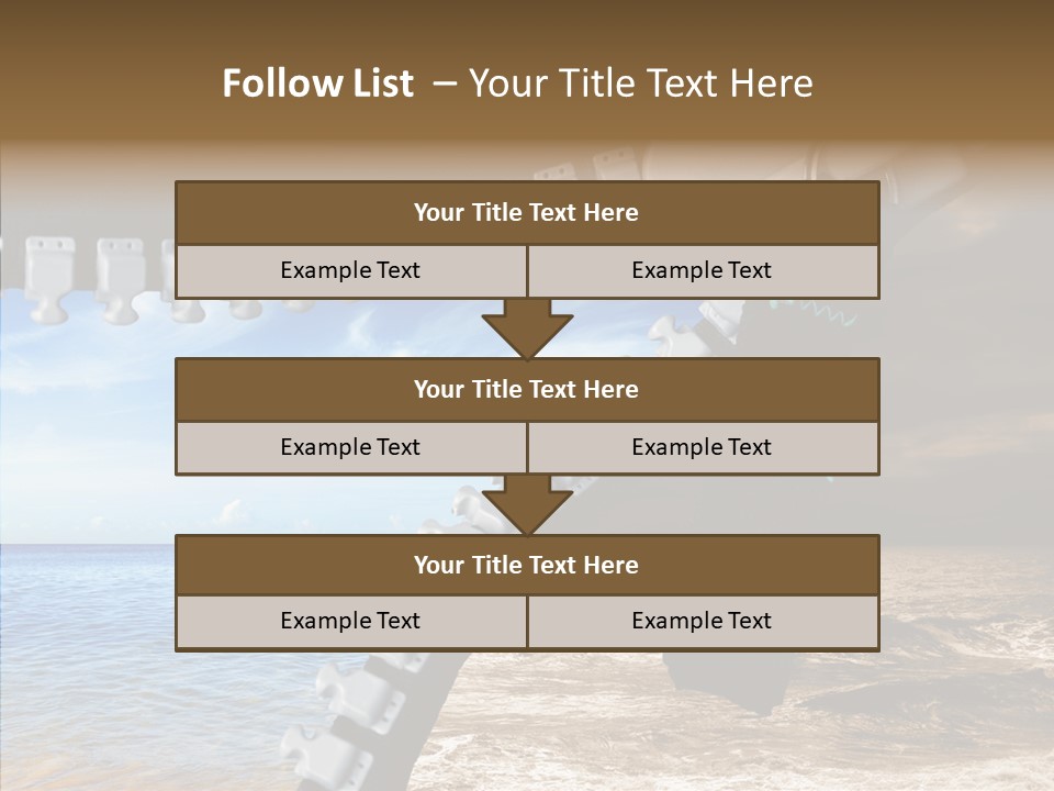 Winter Peaceful Metaphor PowerPoint Template