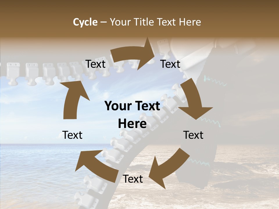 Winter Peaceful Metaphor PowerPoint Template